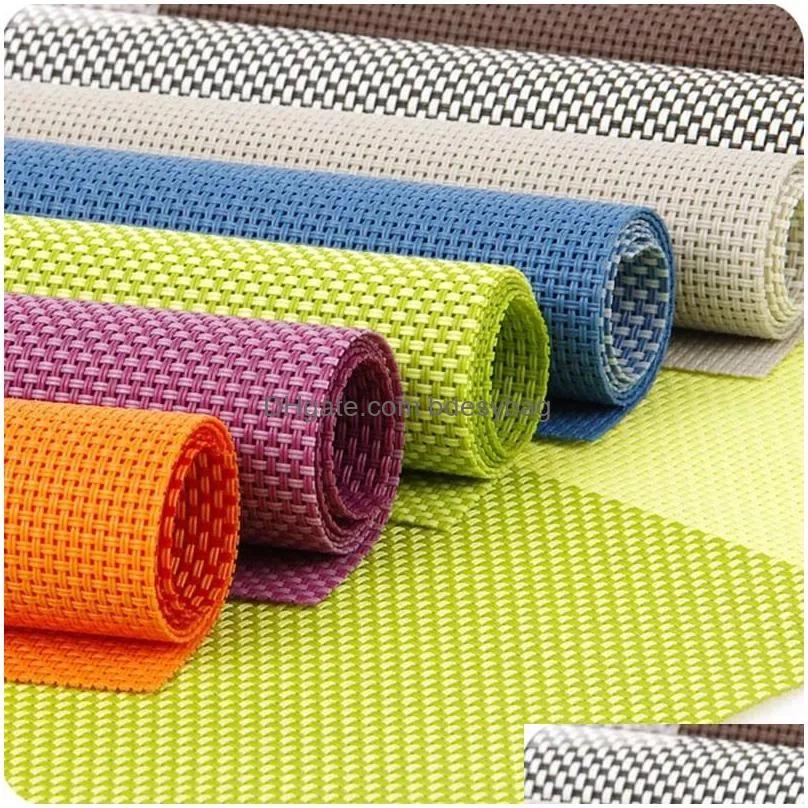 Mats & Pads Table Mats Walfos Fashion Pvc Dining Placemat Europe Style Kitchen Tool Tableware Pad Coffee Tea Place Mat Drop Delivery H Dhuiq