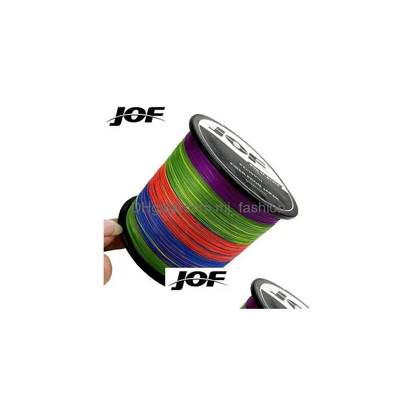 Braid Line Braid Line Jof X8 Lure Braided Fishing Pesca Carp Mtifilament Fly Wire Japanese Pe Saltwater 1000M 500M 300M 8.2-35.8Kg Dro Dhmfr