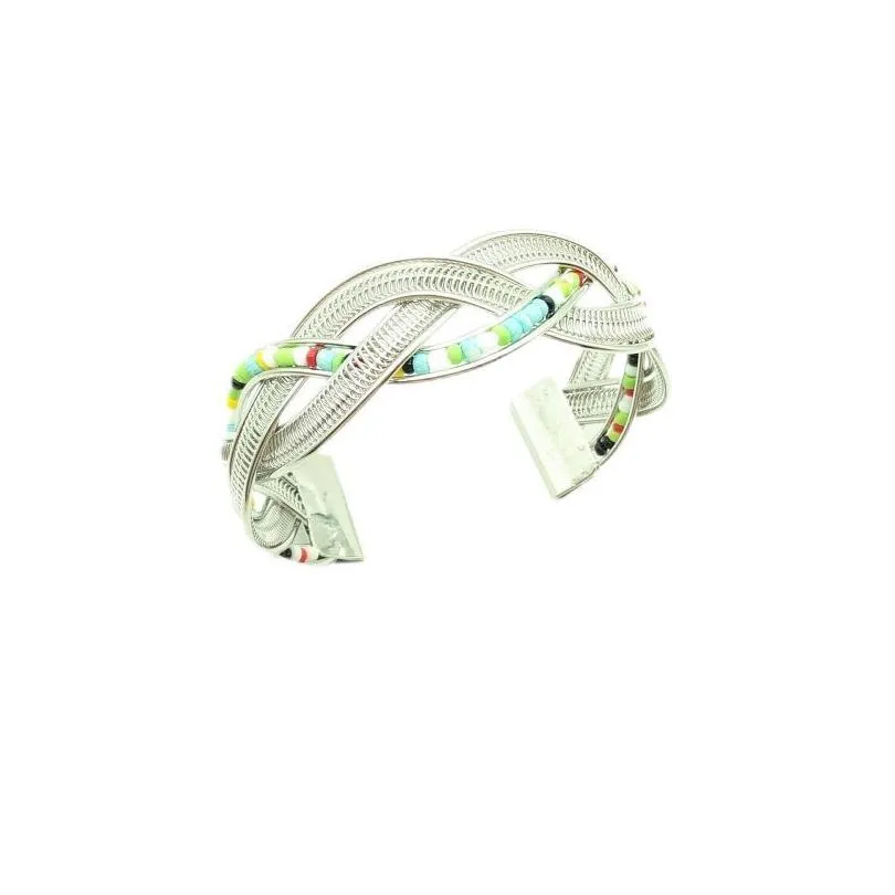 Cuff Adjustable Cuff Bangle For Women Open Wide Wire Bracelets Wrist Wrap Bracelet Drop Delivery Jewelry Bracelets Dhwq4