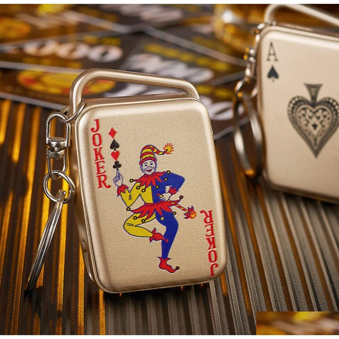 the latest 108mm key ring lighter poker mahjong chart usb charging a variety of styles to choose from support custom logo