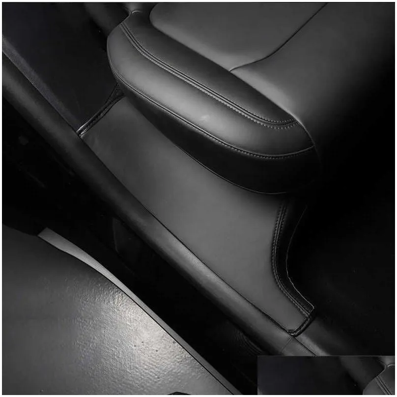 New Door Threshold Anti-Step Pad Microfiber Leather Welcome Table Wear Resistance And Dirt Resistance For Tesla Model Y Accessories