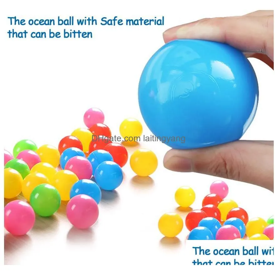  stress ball eco-friendly colorful soft plastic water pool ocean wave ball baby funny toys outdoor