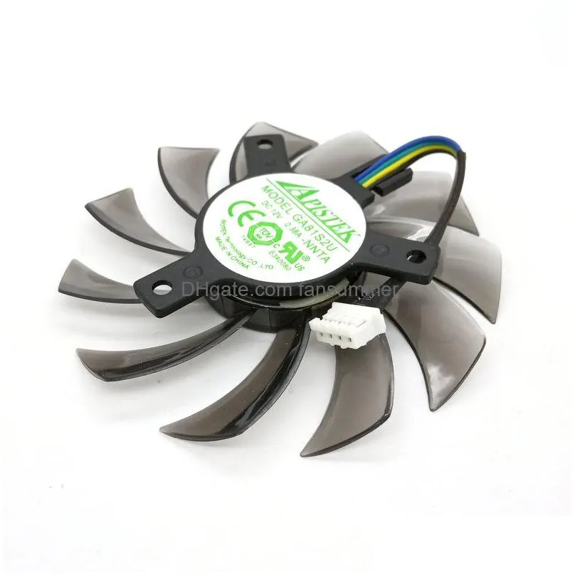 Fans & Coolings New Original Cooling Fan Ga81S2U Nnta Dc12V 0.38A For Evga Onda Gt430 Gt440 Gt630 Graphics Video Card Drop Delivery Co Otmpd