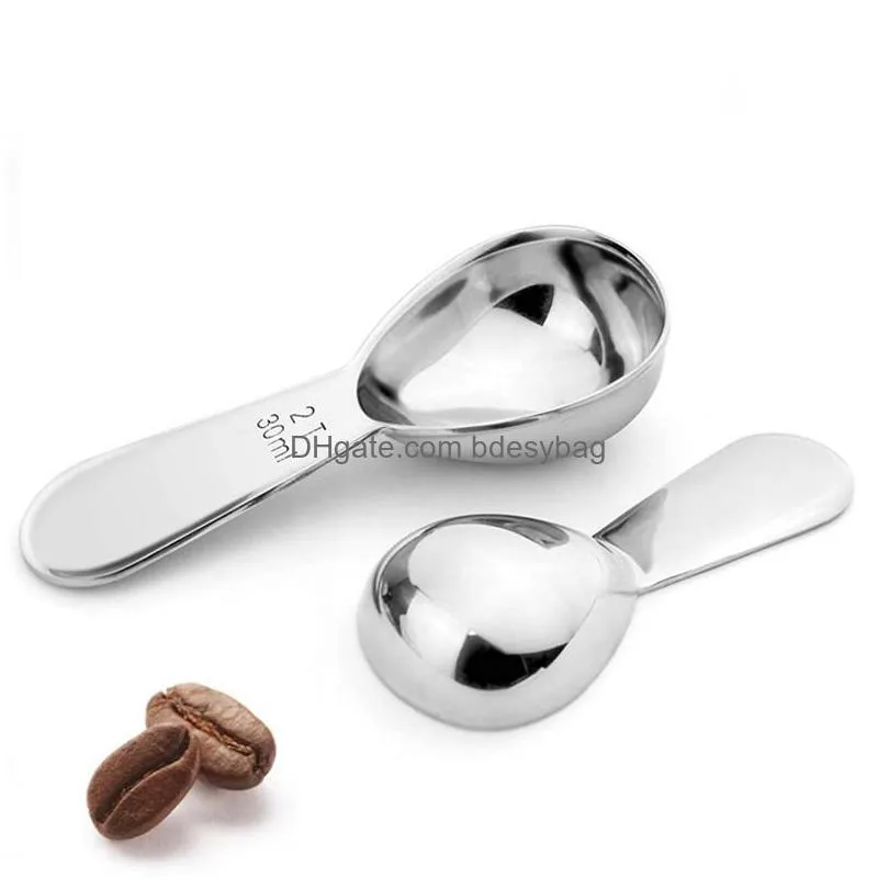 multipurpose measuring spoon stainless steel mini short handle coffee measuring spoon kitchen measure for tea milk powder lx3556