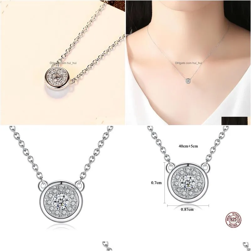 xb2v pendant necklaces designer cute bear high-end s925 silver pendant korean fashion women micro-set zircon collar chain necklace jewelry