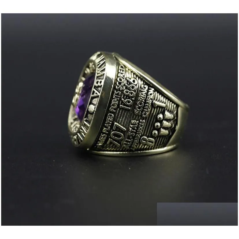 Cluster Rings Bryant Basketball National Team Champions Championship Ring With Wooden Box Souvenir Men Fan Gift 2023 Wholesale Drop De Dhhut