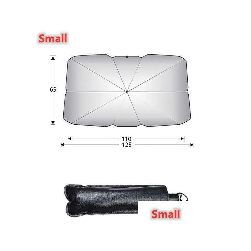 New Car Sunshade Umbrella Car Front Window Sunshade Cover Car Sunshade Cover Car Windshield Protection Accessories