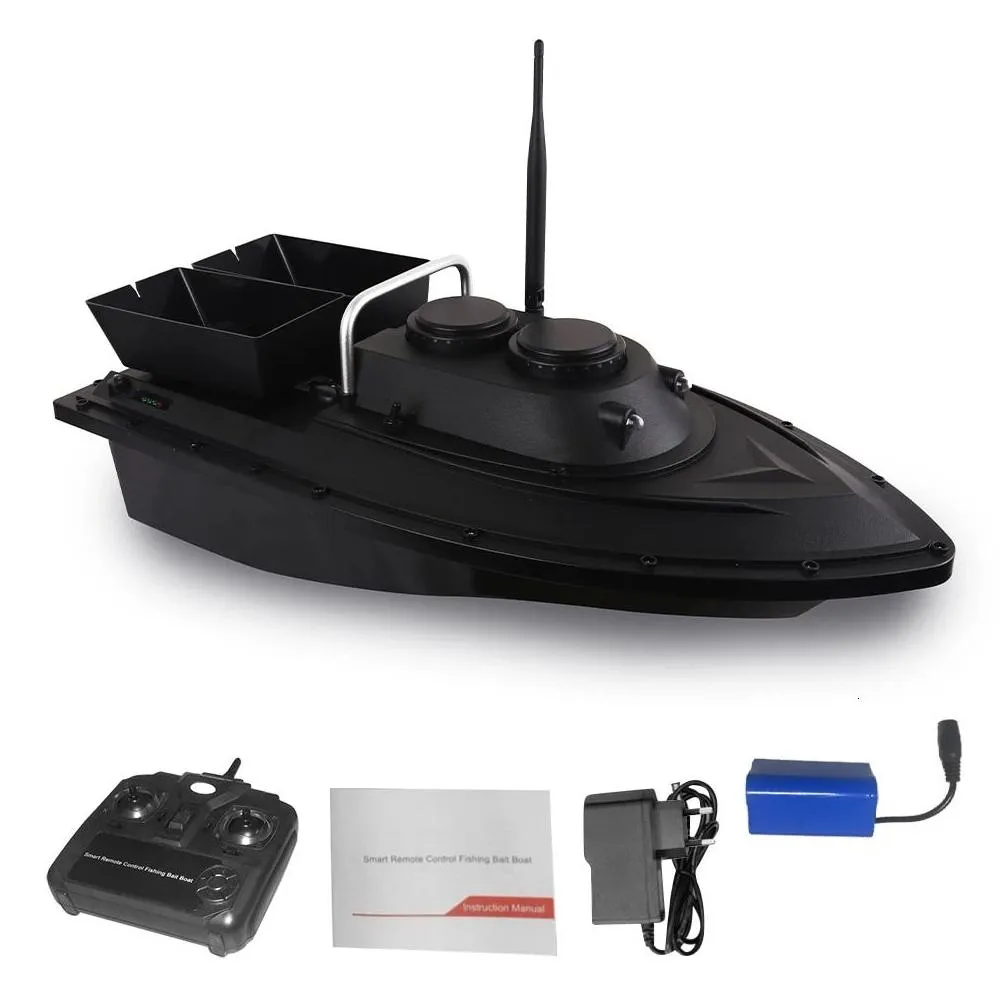 Electric/Rc Boats Electric Rc Boats D11 Fish Finder Fishing Bait Double Motors 1 5Kg Loading 500M Remote Control Fixed Speed With Batt Dhzqn