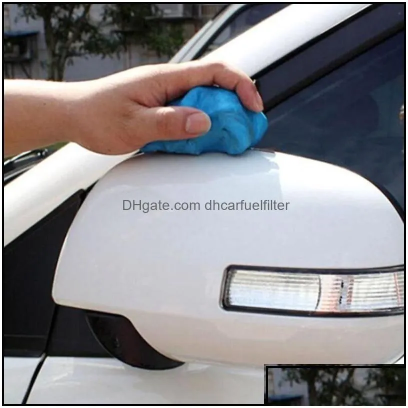 Car Sponge Magic Clean Clay Bar Blue Cleaning Detail Care Tool Sludge Washing Mud Washercar Drop Delivery Automobiles Motorcycles