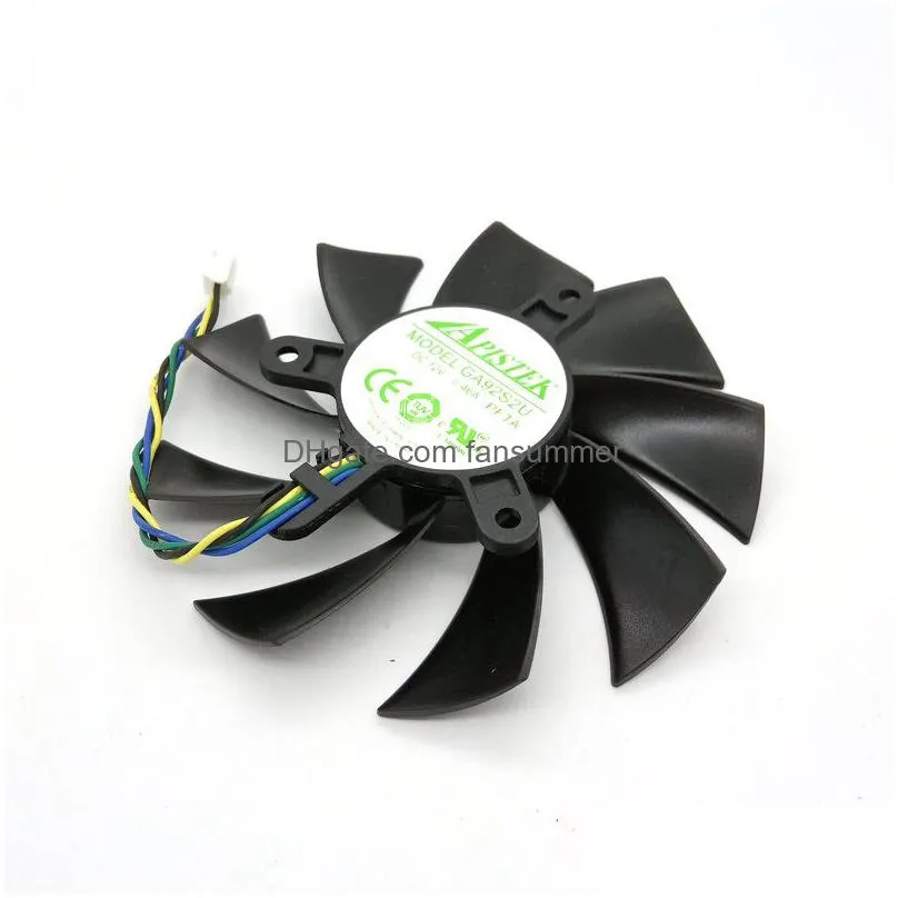 Fans & Coolings New Original Ga92S2U Pfta Dc12V 0.46A For Zotac Gtx 1070Ti 1080Ti Mi Graphics Card Cooling Fan Drop Delivery Computers Ot61A