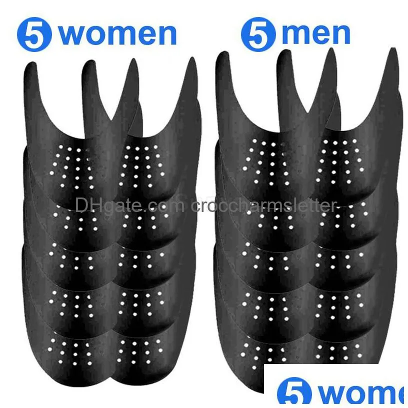 shoe parts accessories 10 pair s anti crease protector for sneakers toe caps fold protection stretcher support drop and wholesale