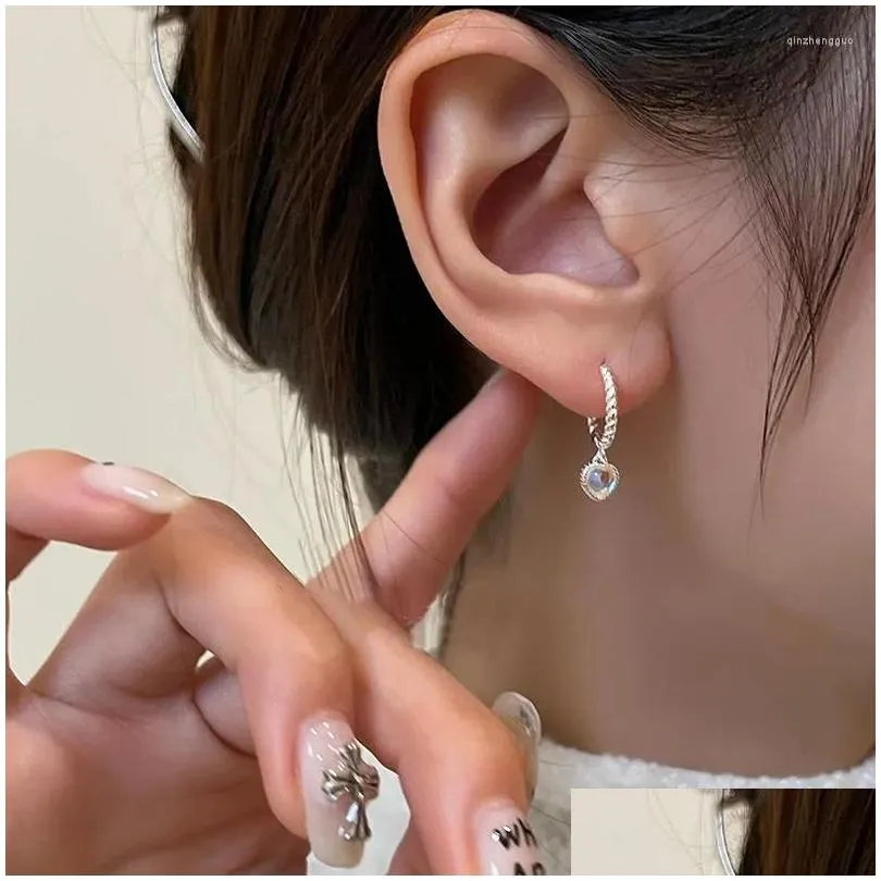 Stud Earrings Twists Design Heart Shape For Women Shining CZ Zircon Butterfly Pearl Flowers Trend Earring Girl Jewelry