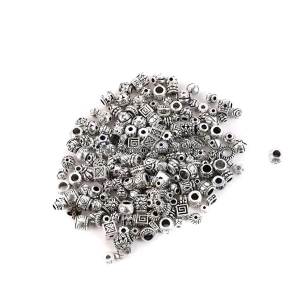 other mixed about 180pcs tibetan sier antique loose bead spacer beads connectors diy jewelry making findings whole drop208x drop deli