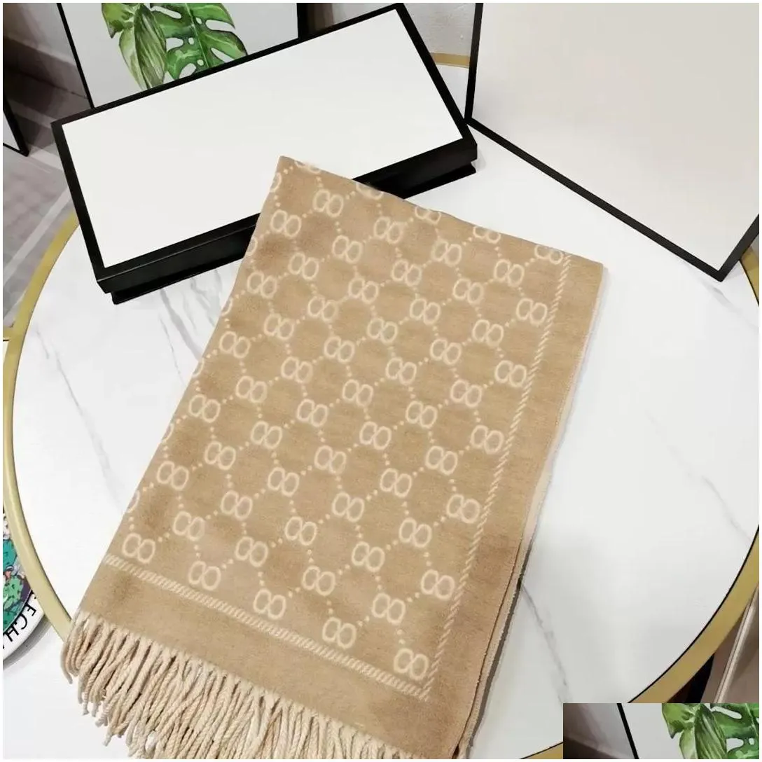 high quality women cashmere scarf full letter printed scarfs designer soft touch winter long shawls