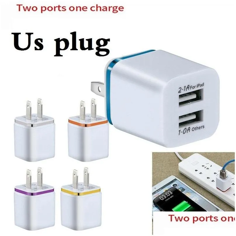 fast adaptive wall  5v 2a usb power adapter for iphone 7 8 plus samsung xiaomi lg smart mobile phone plug