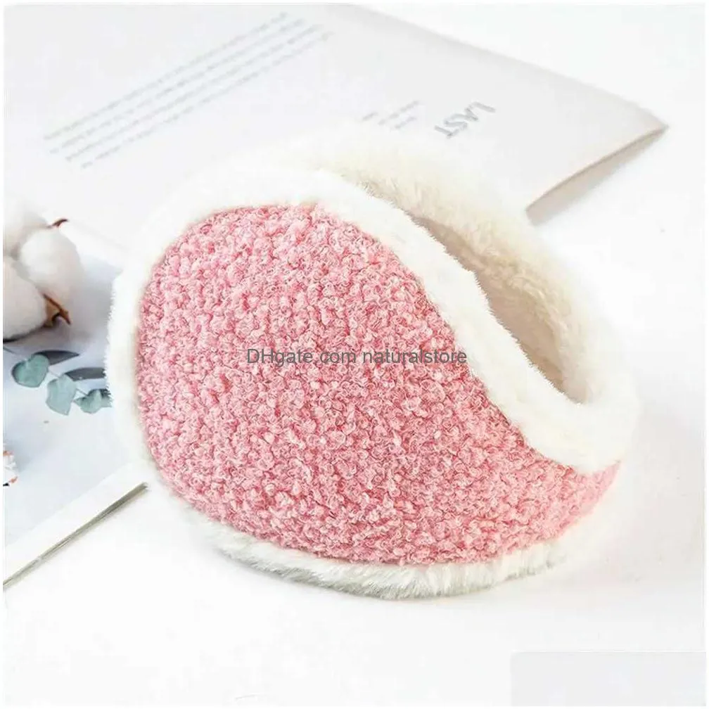 Ear Muffs Ear Muffs Women Girls Warm Cute Comfortable Plush Earmuffs Skiing Earflap R231009 Drop Delivery Fashion Accessories Hats, Sc Dhc1D