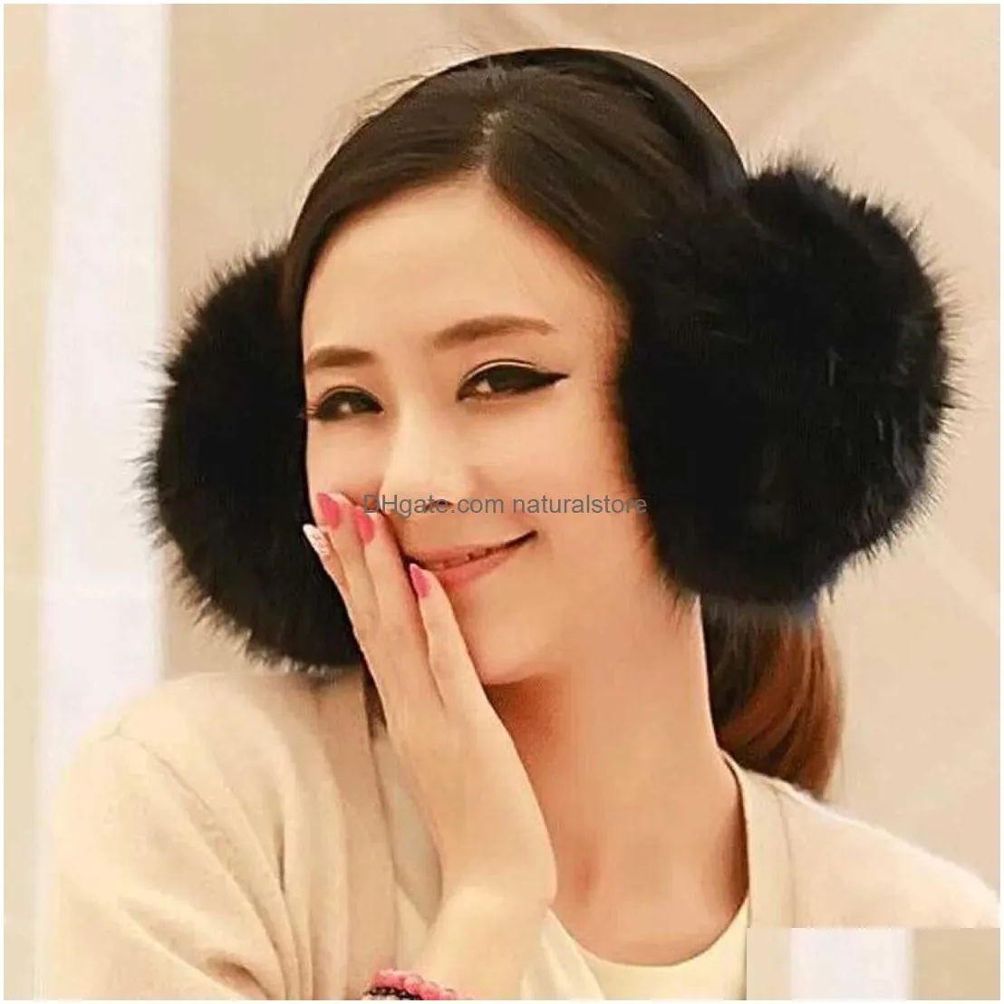 Ear Muffs Ear Muffs 2023 Faux Solid Color Winter Caps Fuzzy Warm Earmuffs For Women Plush Ers Style R231009 Drop Delivery Fashion Acce Dhf7M