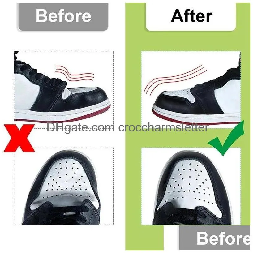 shoe parts accessories shoes anti crease wrinkled fold support toe cap sport ball shoe head stretcher white black grey yellow