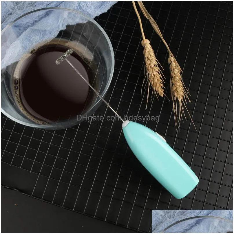 kitchen tools electric milk frother automatic egg beater cream mixer coffee stirrer handheld cappuccino whisk w0193