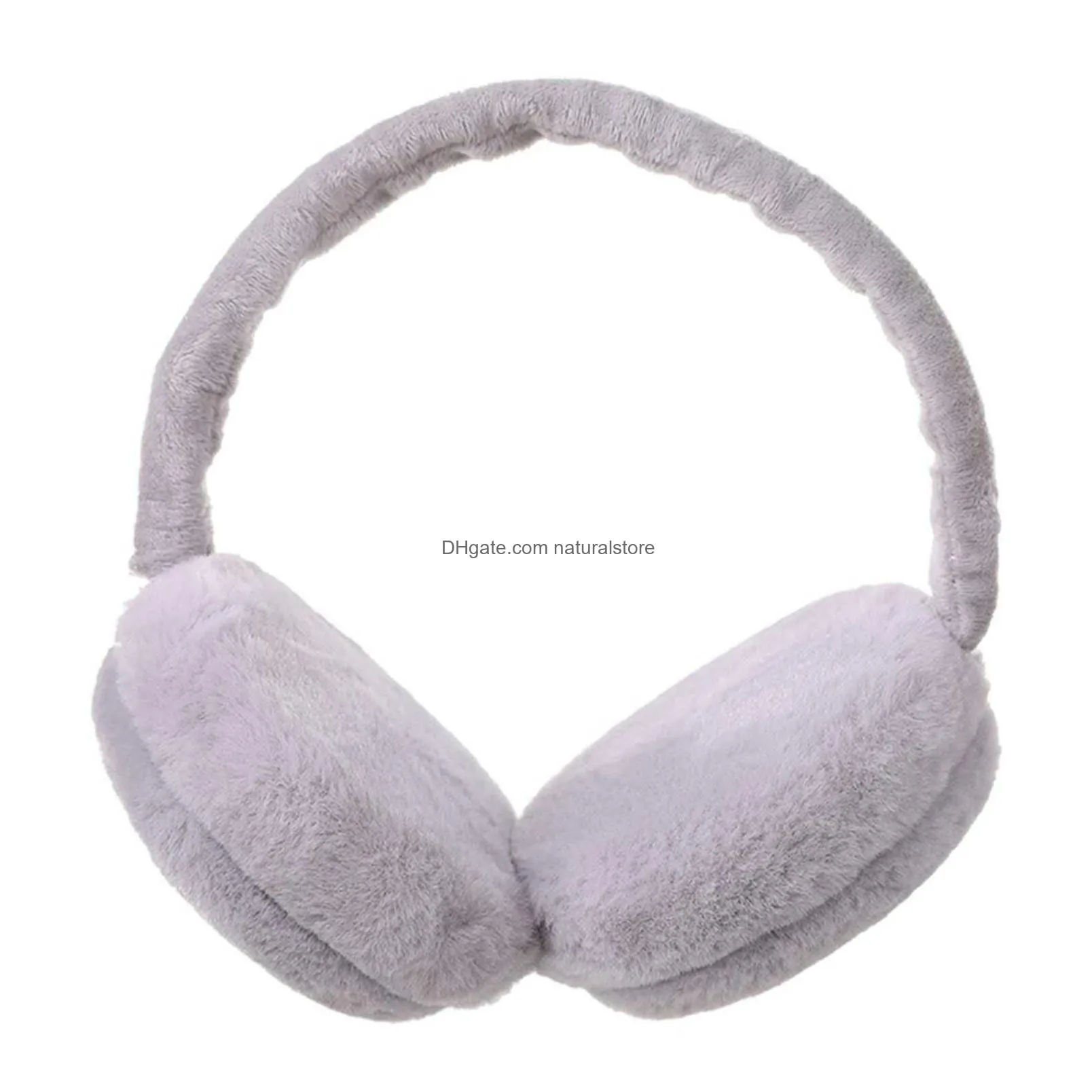 Ear Muffs Ear Muffs Adjustable Winter Earmuffs Cute Plush R231009 Drop Delivery Fashion Accessories Hats, Scarves Gloves Hats Caps Dhpcq