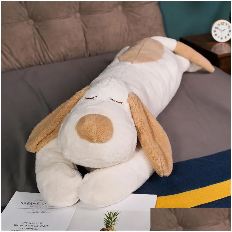 Plush Dolls 1Pc 100/130/150 Cm Nt Plush Toy Big Slee Dog Stuffed Puppy Soft Animal Pillow Baby Girls Birthday Gift 220409 Drop Deliver Dhvgl