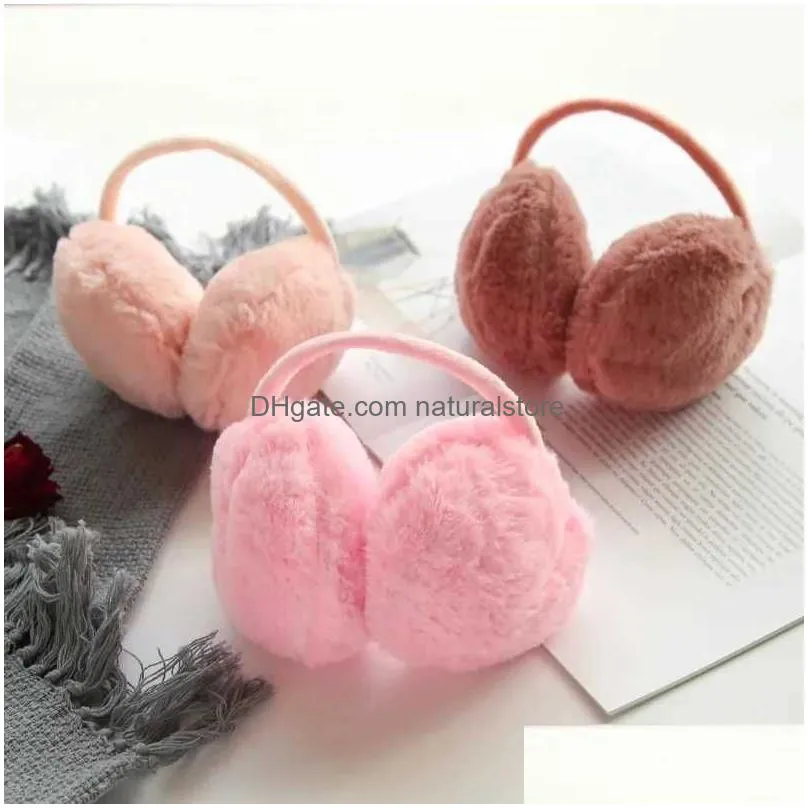 Ear Muffs Ear Muffs Orejeras Mujeres For Women Earmuffs Winter Windproof Warm New Womens Mens Cold R231009 Drop Delivery Fashion Acces Dhjnt
