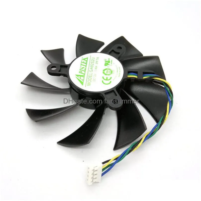 Fans & Coolings New Original Ga92S2U Pfta Dc12V 0.46A For Zotac Gtx 1070Ti 1080Ti Mi Graphics Card Cooling Fan Drop Delivery Computers Ot61A