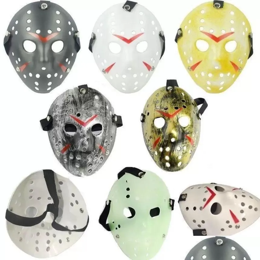 dhs 6 style full face masquerade masks jason cosplay skull mask jason vs friday horror hockey halloween costume scary mask festival party