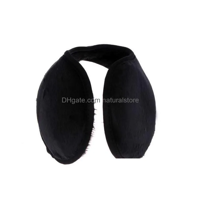 Ear Muffs Ear Muffs Men Women Windproof Earmuffs Warm Protector Thicken Plush Winter Outdoor Cycling Behind The Head Band Soft Drop De Dhwiz