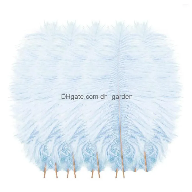 party decoration 10pcs/lot natural multicolor ostrich feathers wedding home diy floating plumes table centerpiece crafts 5w