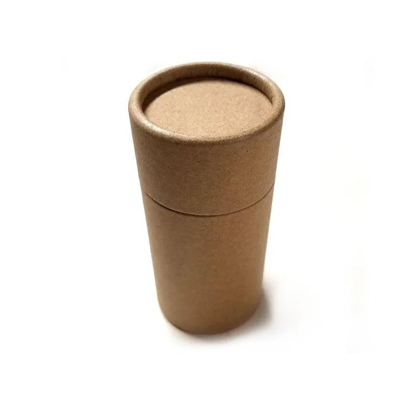 Gift Wrap Gift Wrap 50 Pcs/Lot Eco Friendly 40 Ml Cardboard Deodorant Container Kraft 100% Biodegradable Paper Cosmetic Push Up Tube D Dhlab
