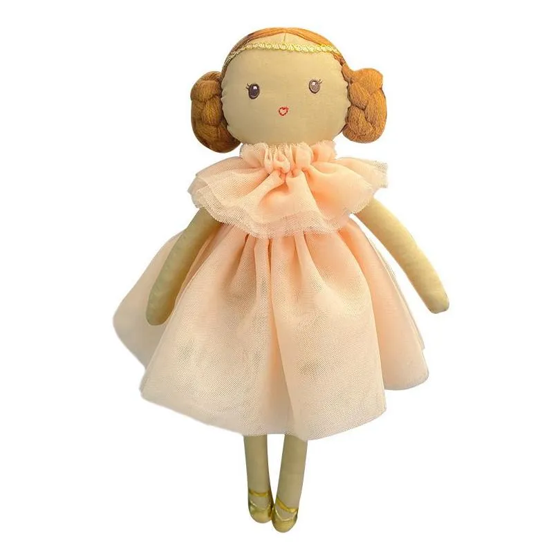 decorative objects figurines nordic 50cm fairy soothing girl doll plush toys for baby girls sleeping kids gift room decoration nursery decor