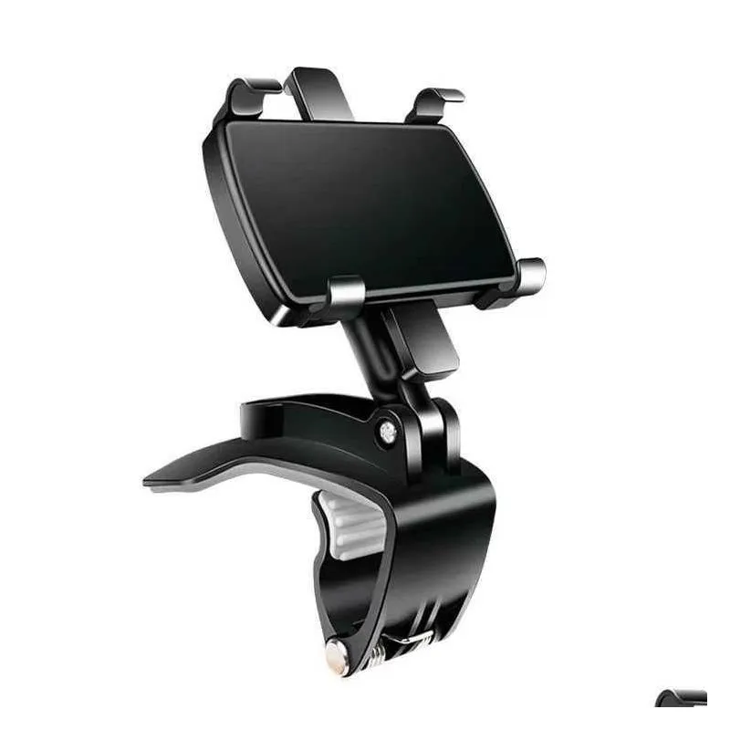 New Car dashboard clip mobile phone bracket car rearview mirror sun visor snap-on navigation phone bracket car phone holder