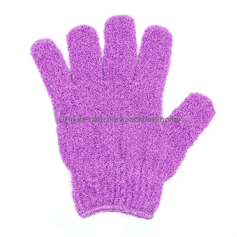 bath exfoliating gloves scrubbers 12 colors body scrubbing mitts for shower body spa massage dead skin cell remover