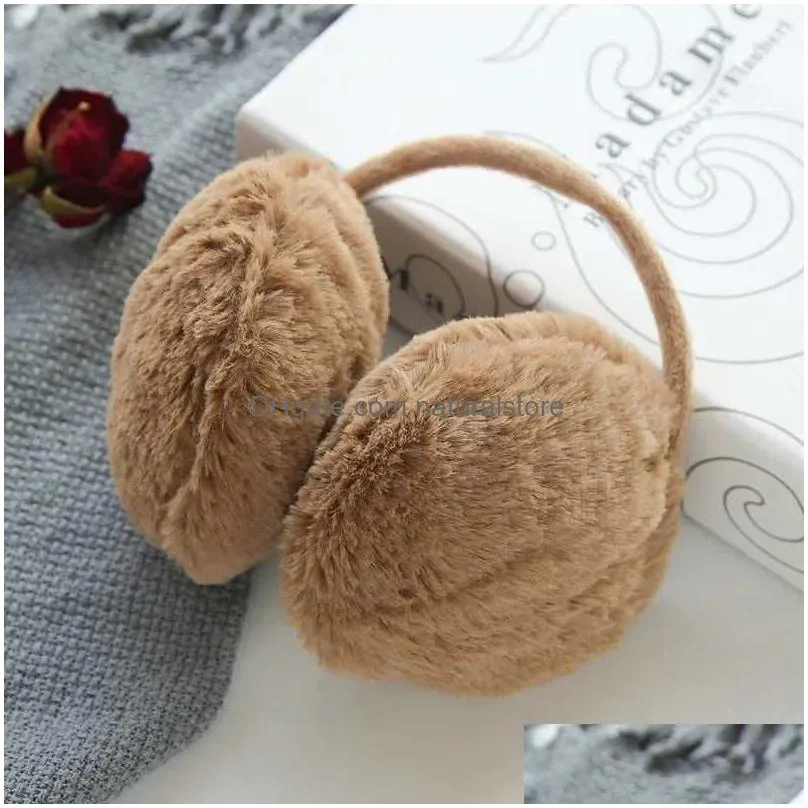 Ear Muffs Ear Muffs Orejeras Mujeres For Women Earmuffs Winter Windproof Warm New Womens Mens Cold R231009 Drop Delivery Fashion Acces Dhjnt