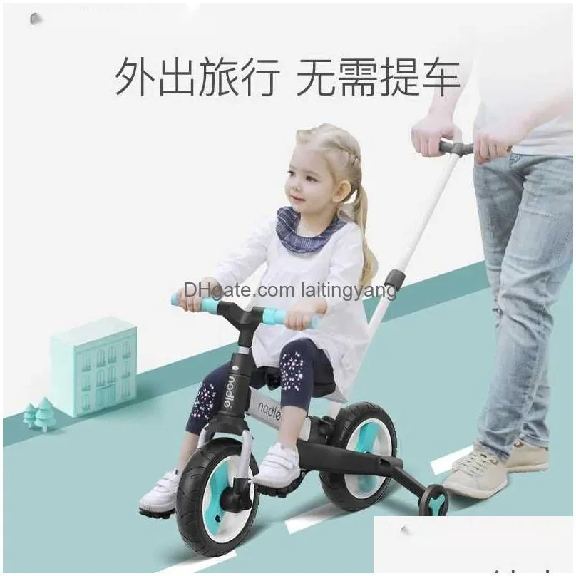 bikes ride-ons natto childrens balance bike bicycle multi-purpose baby 1-2-3-6 years old scooter pedal childrens tricycle scooter for kids