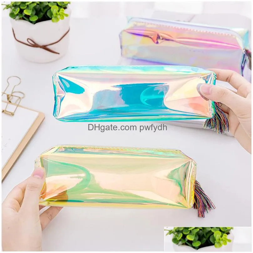 wholesale kids pencil case cute school pvc pen cases bags stationery gift pencil bag cute pencil box