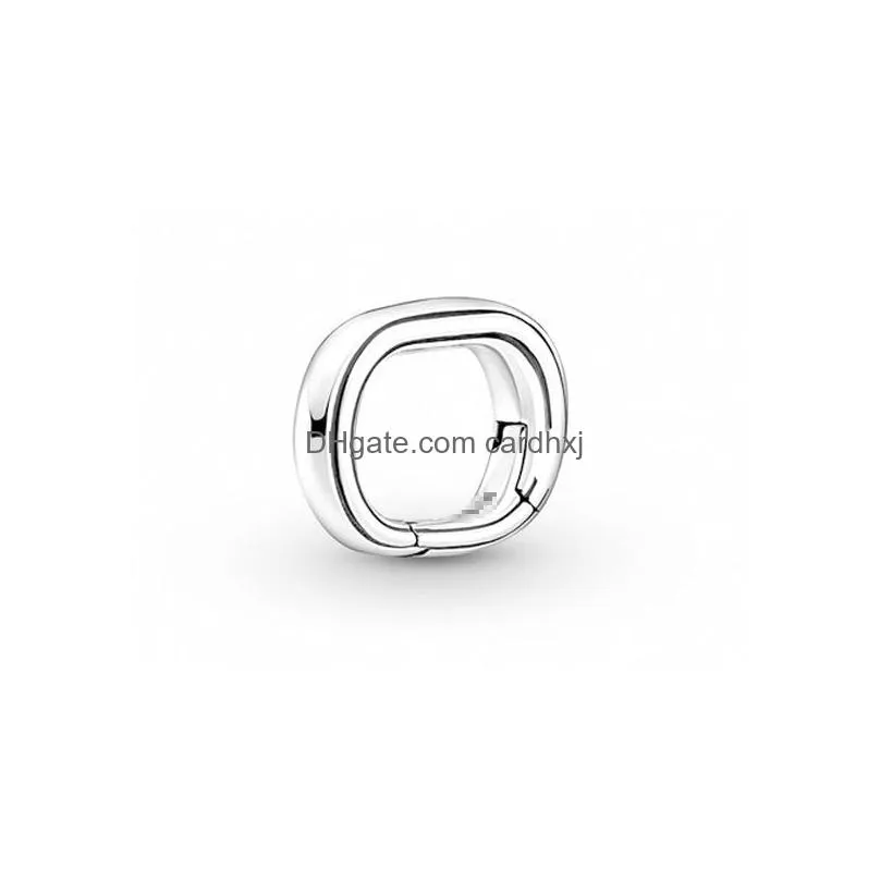Charms 925 Sterling Sier New Me Series Dual -Circle Link Buttons Small Accessories Diy Jewelry Delivery Drop Delivery Jewelry Jewelry Dhjnd