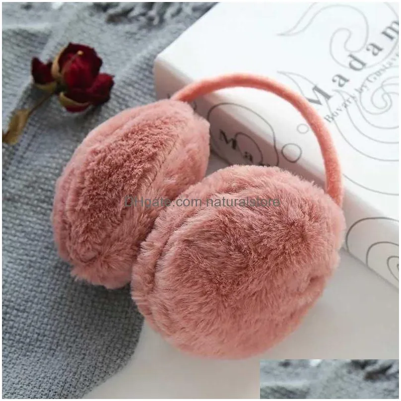 Ear Muffs Ear Muffs Orejeras Mujeres For Women Earmuffs Winter Windproof Warm New Womens Mens Cold R231009 Drop Delivery Fashion Acces Dhjnt