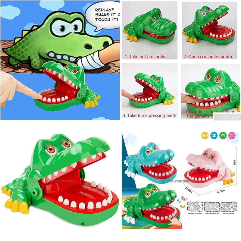 novelty clogodile teeth toys game for kids biting finger dentist games funny toy
