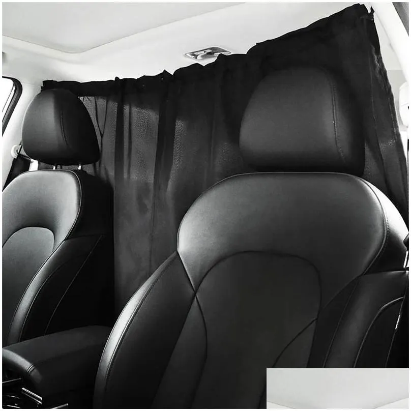 Car Sunshade Partition Curtain Window Privacy Front Rear Isolation Commercial Vehicle Air-conditioning Auto252Z