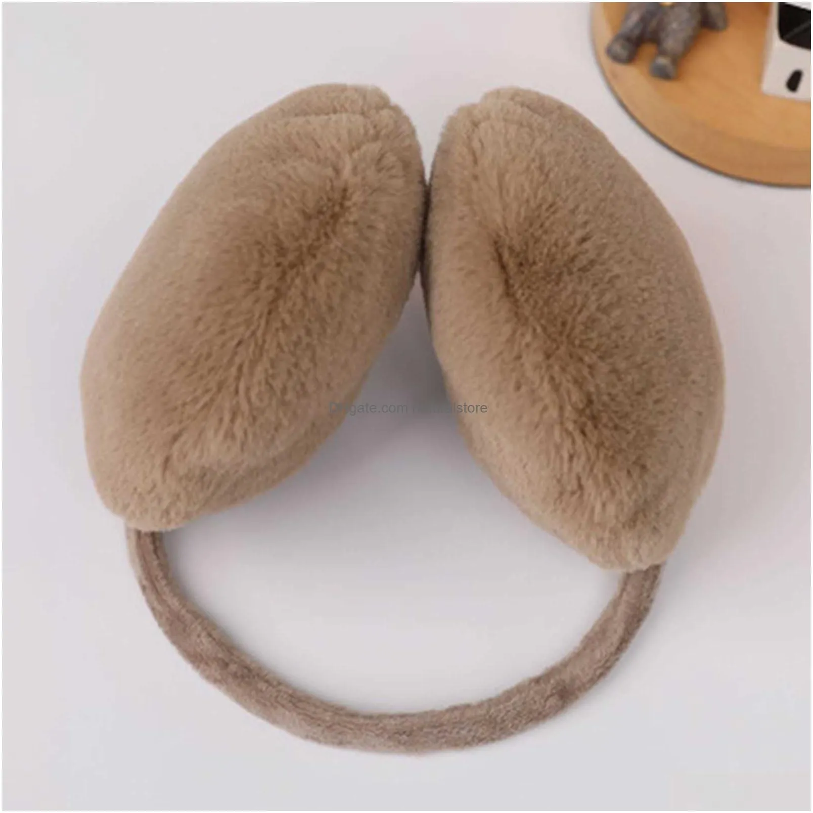 Ear Muffs Ear Muffs New Winter Earmuffs Warmth Plush Warm Ears Boy Girl Outdoor Solid Color Soft Cozy Casual R231009 Drop Delivery Fas Dhgft