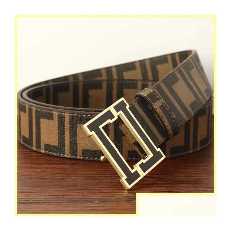 2022 genuine leather belt men width 4.0cm fashion designer belts mens black buckle letter waistband cintura ceintures f belt for women