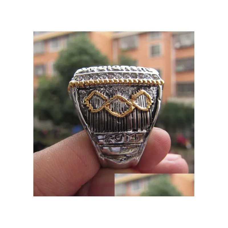 Cluster Rings San Fran 2014 Nts Championship Ring Wholesale Fan Gift Drop Drop Delivery Jewelry Ring Dhyws