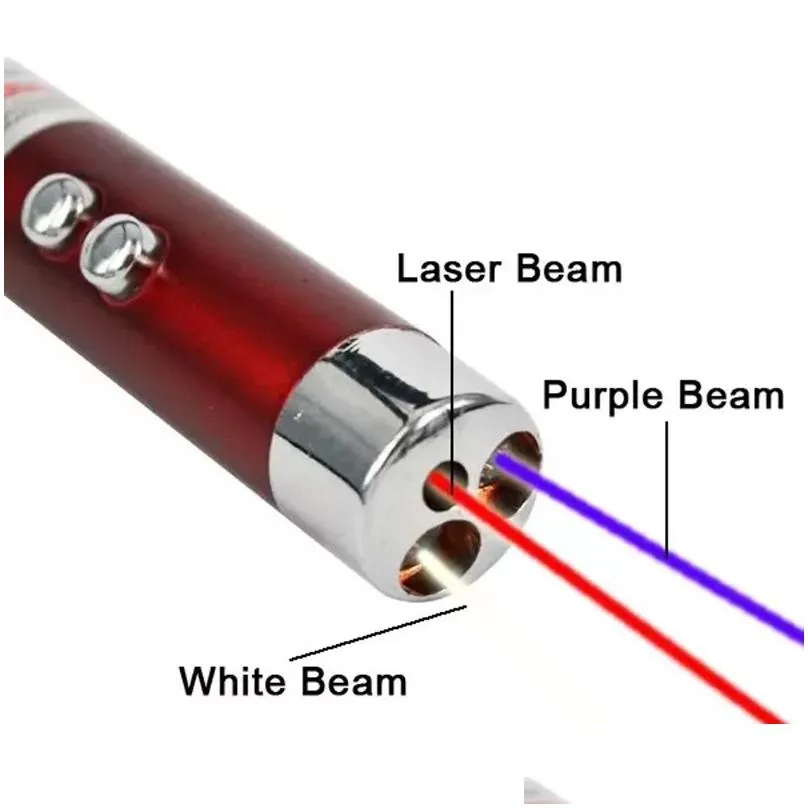 mini 3in1 led laser light laser pointers pointer key chain flashlights torch flashlight money detector light 6 colors