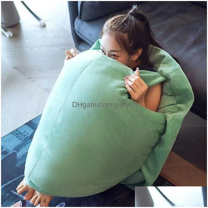 blanket large wearable turtle shell plush blanket cute soft cushion home room decor sofa decoration birthday children day gift for kids