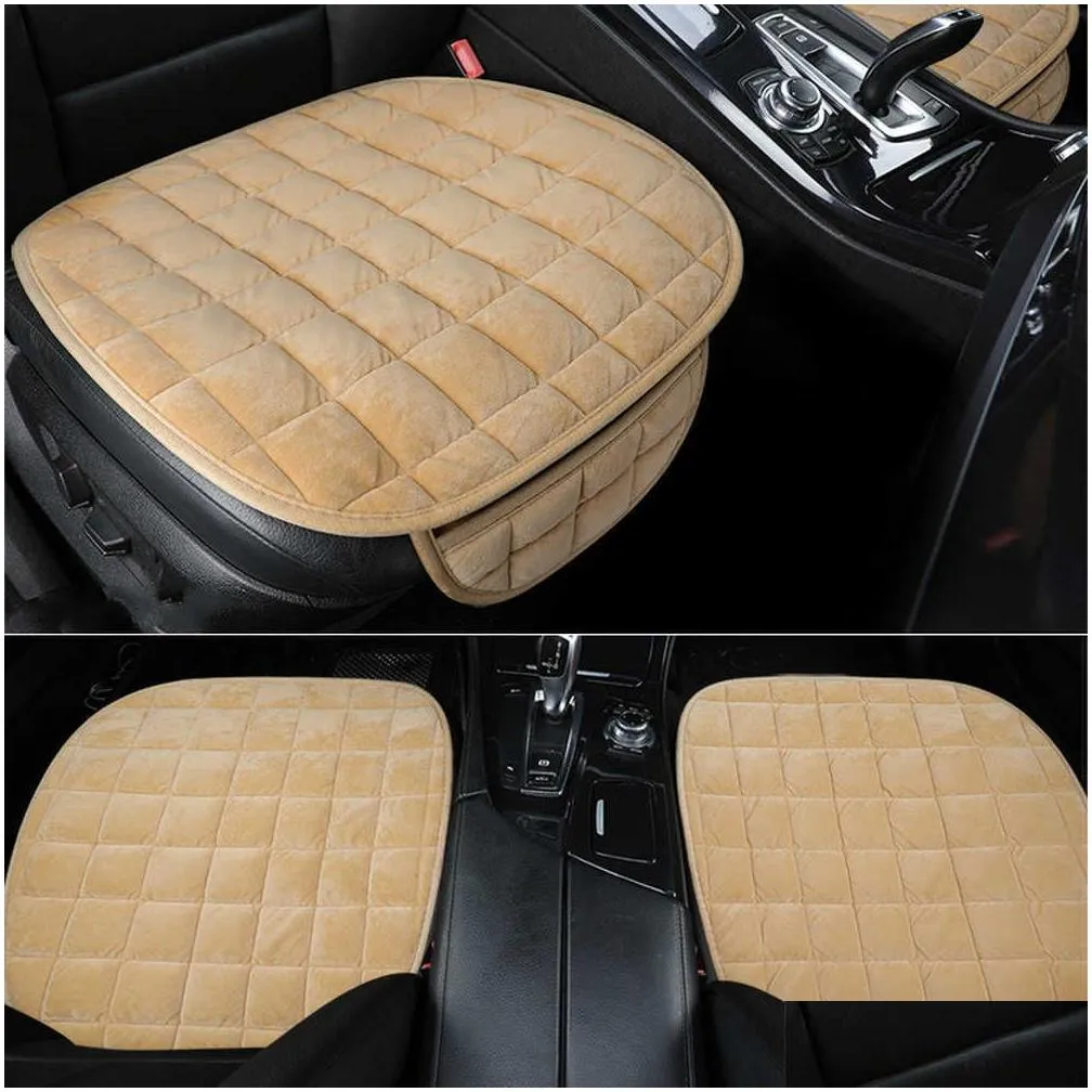New Car Seat Cover Winter Warm Seat Cushion Anti-slip Universal Front Chair Seat Breathable Pad for Vehicle Auto Car Seat Protector