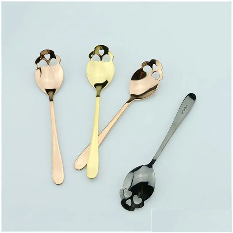 novelty spoons colorful sugar skull tea spoons