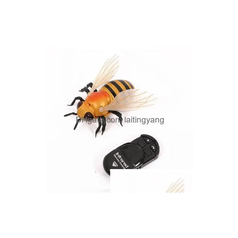 infrared remote control animal insect toys simulation snake bee electronic robot toy for cat dog halloween prank funny toys 201208