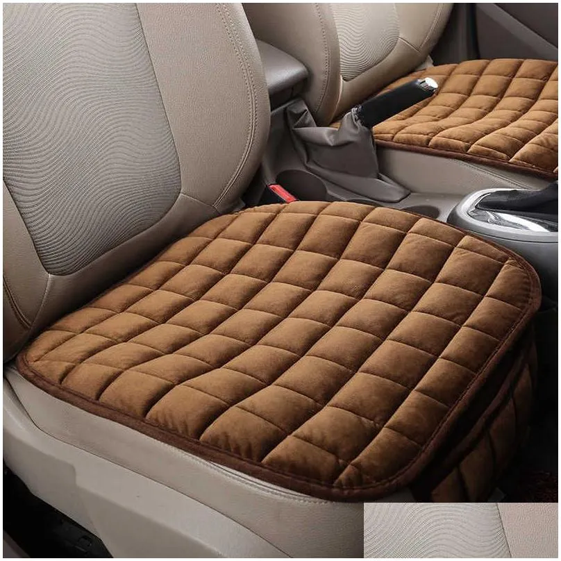 New Car Seat Cover Winter Warm Seat Cushion Anti-slip Universal Front Chair Seat Breathable Pad for Vehicle Auto Car Seat Protector